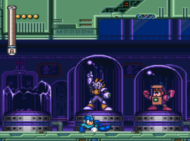 Mega Man 7 screenshot - Robot Museum